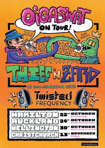 Poster: Oigaswat Album Release Tour!, The Polish Association Great Hall, Oct 30