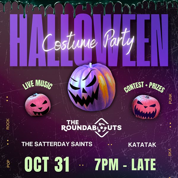 Poster: Roundabouts - Halloween Dance Party