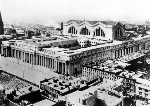 Poster: Transit Walk: Art and Design Secrets of Penn Station and Moynihan Train Hall, New York Transit Museum, Dec 16
