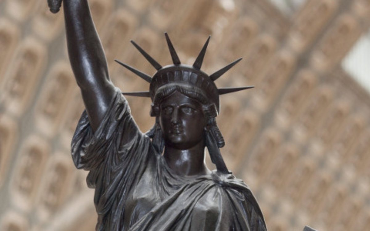 Affiche : Auguste Bartholdi. La Liberté éclairant le monde