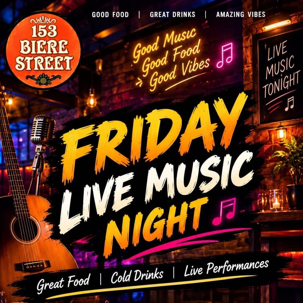 Poster: Friday Live Music
