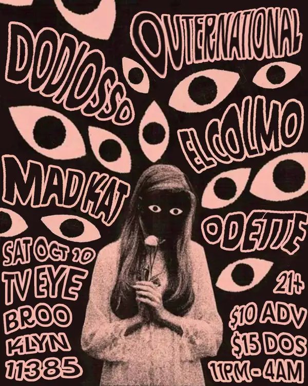Poster: Outernational, El Colmo, Dodiosso, Mad Kat, and Odette