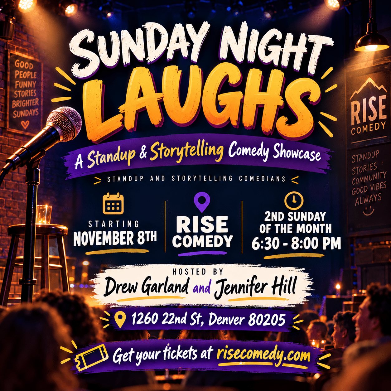 Poster: Sunday Night Laughs