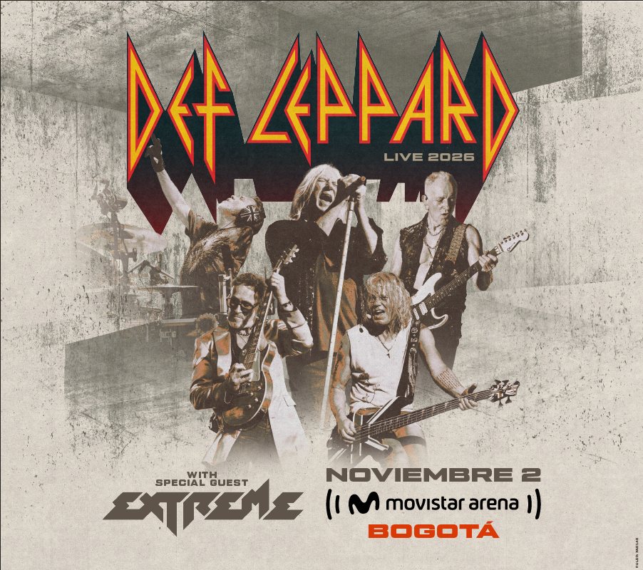 Poster: DEF LEPPARD | LIVE 2026