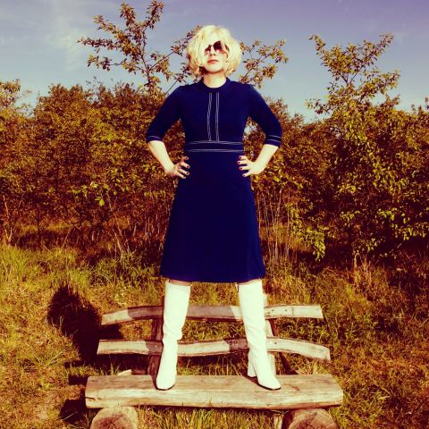 Plakat: Jessica Kandeler and the Mega Nice Band, Kunstfabrik Schlot, 27. Okt.