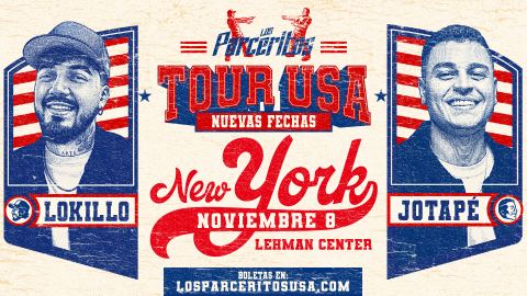 Poster: Los Parceritos USA Tour, Lehman Center for the Performing Arts, Nov 8