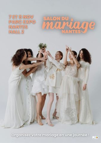 Poster: Salon du mariage 2026, Parc expo de Nantes, Nov 8