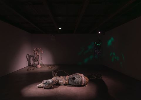 Poster: Yining Fei: Feral Sediment, SculptureCenter, Sep 19