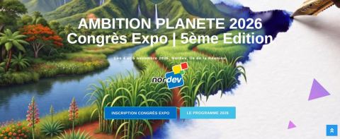 Affiche : Ambition Planète, Nordev, 4 nov.