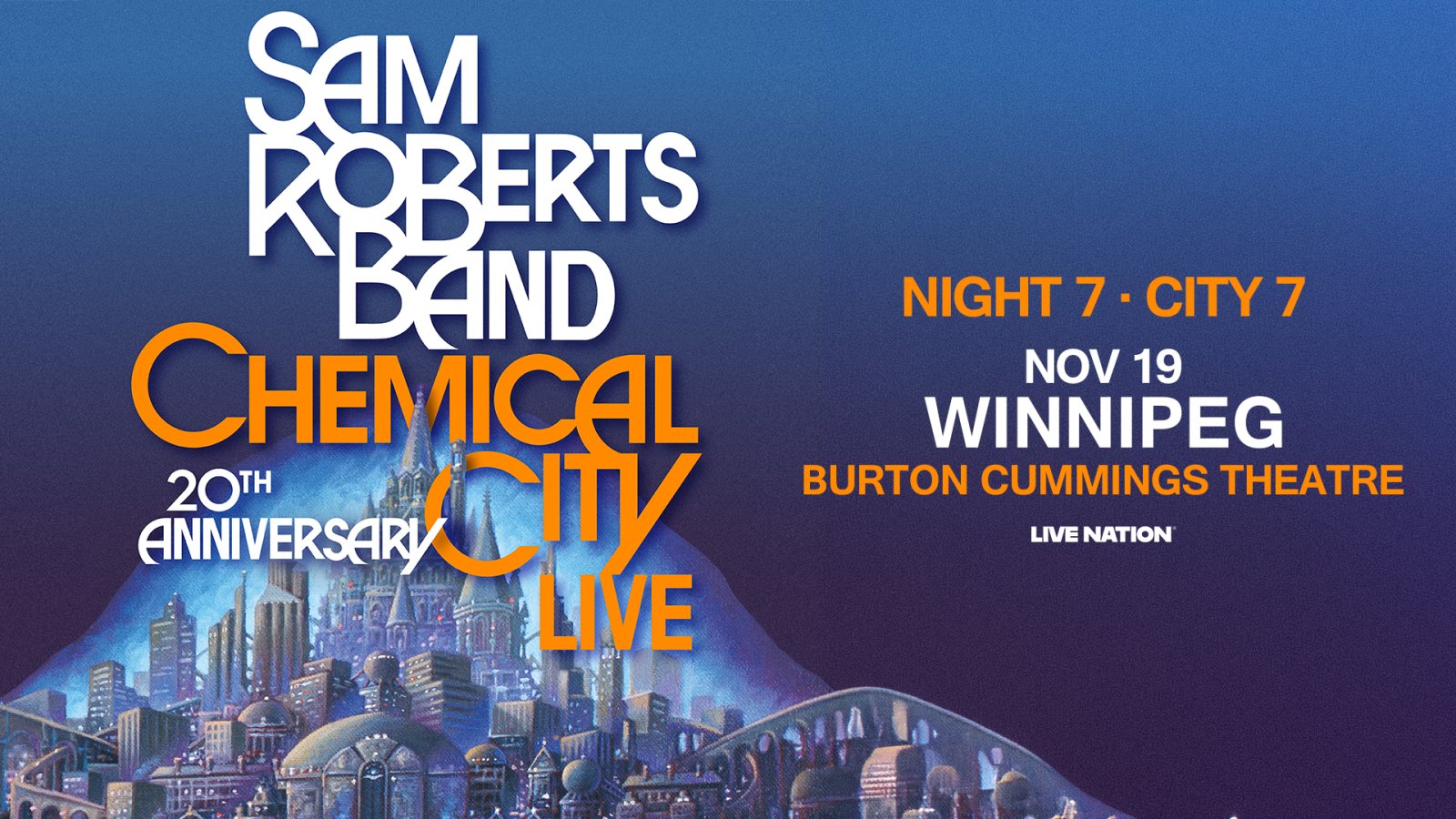 Poster: Sam Roberts Band