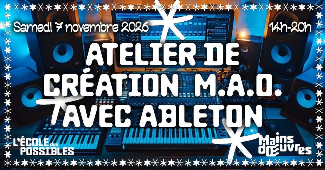Affiche : Atelier de création M.A.O