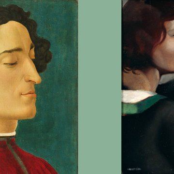 Plakat: Porträts! Überraschende Begegnungen von Botticelli bis Lempicka, Gemäldegalerie, 16. Okt.