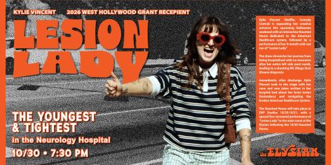 Poster: Lesion Lady Marathon, The Elysian Theater, Oct 30