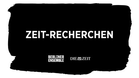 Poster: ZEIT-Recherchen: War Opa ein Nazi?, Berliner Ensemble, Nov 9