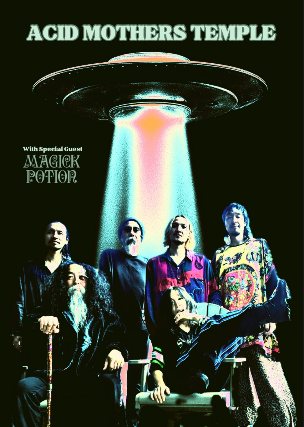 Poster: Clock-Out Lounge Presents: Acid Mothers Temple w/ Magick Potion, IRO IRO