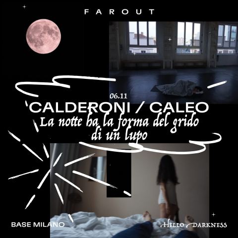 Poster: La notte ha la forma del grido di un lupo, BASE Milano, Nov 6