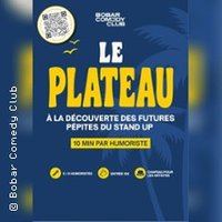 Affiche : Le Plateau, Bobar Comedy Club, 21 oct.