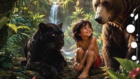 Αφίσα: The Jungle Book – οικογενειακή συναυλία, Θέατρο Παλλάς, 7 Νοε