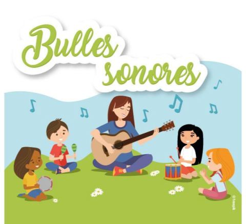 Affiche : Bulles sonores, Médiathèque Andrée Chedid, 4 nov.
