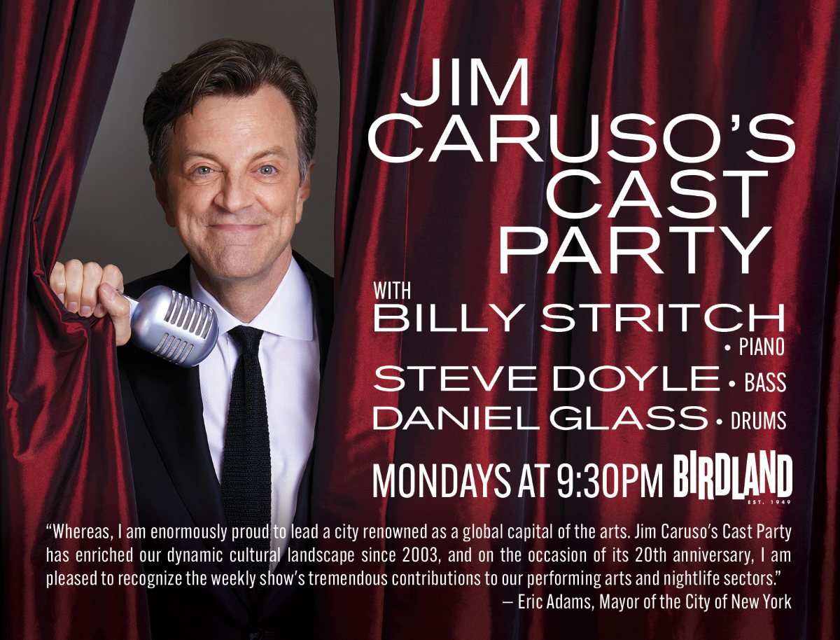 Poster: Jim Caruso's Cast Party with Billy Stritch