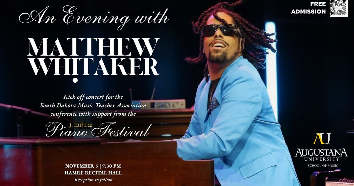 Poster: Evening with Matthew Whitaker