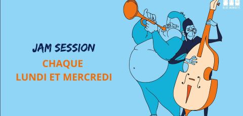 Affiche : JAM SESSION, 11 Boulevard Charles Barangé, 28 oct.