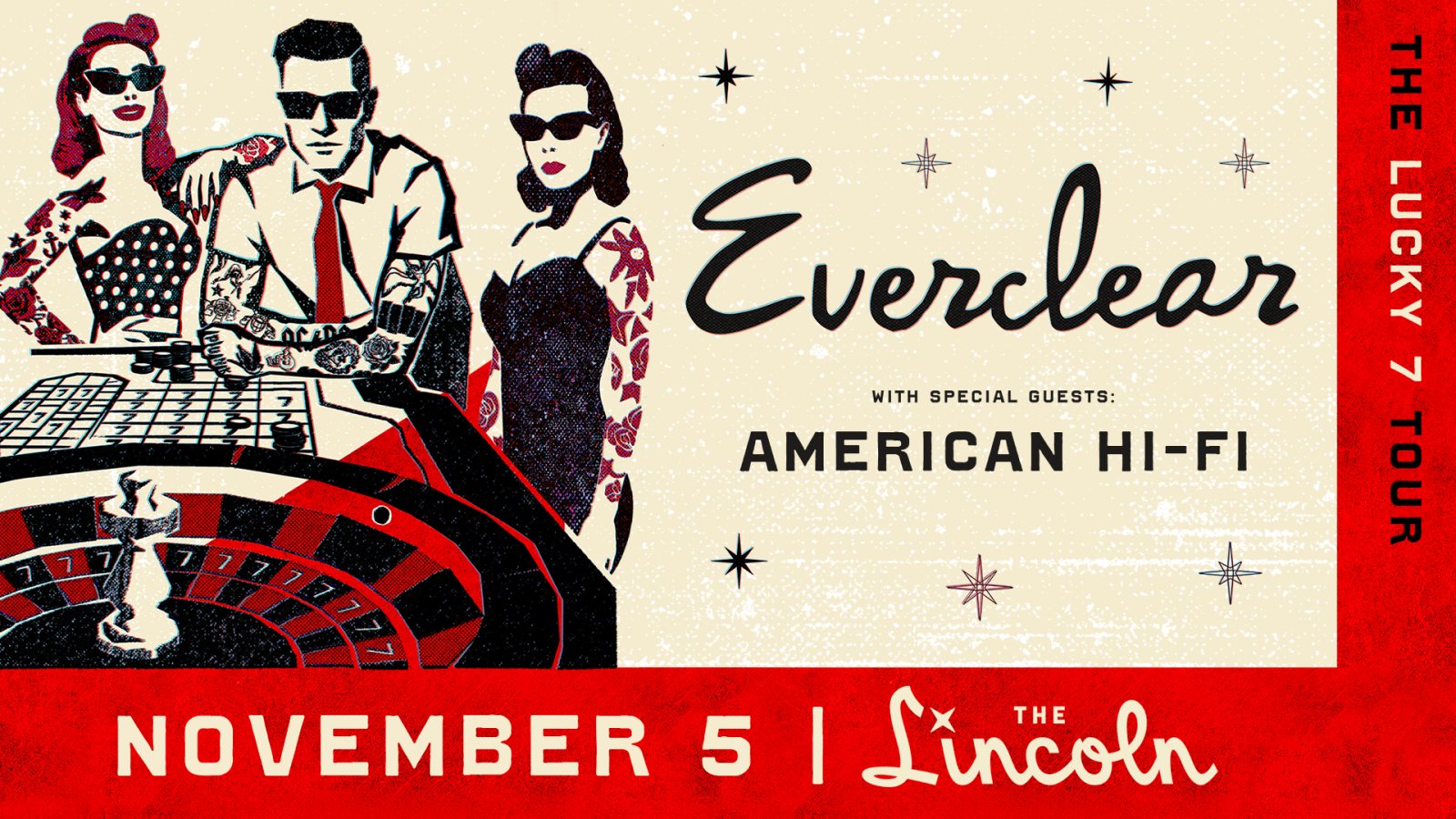 Poster: Everclear: Lucky 7 Tour