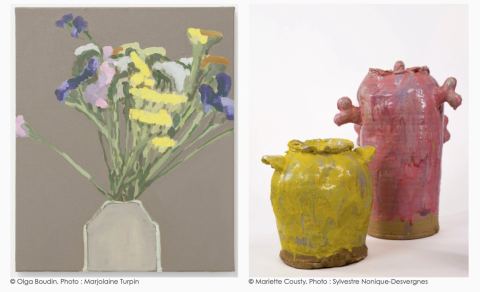 Poster: Flor e Ausel - une exposition d'Olga Boudin et Mariette Cousty, rudéral galerie, Sep 19