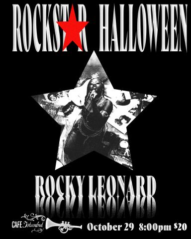 Poster: Rockstar Halloween, Cafe Istanbul, Oct 29