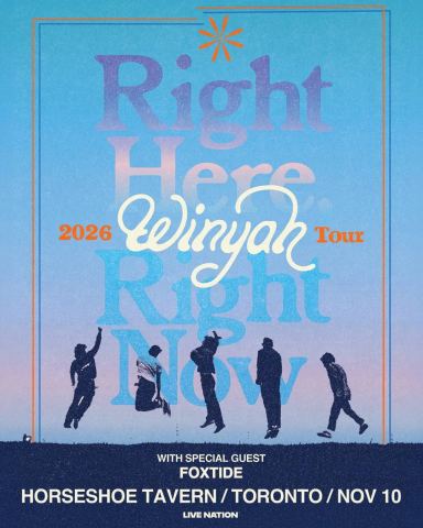 Poster: Winyah, Horseshoe Tavern, Nov 10
