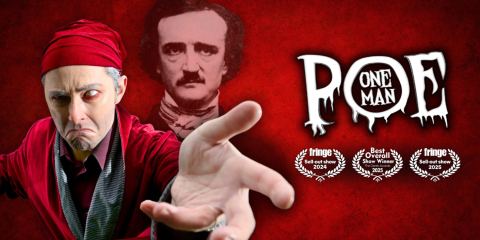 Poster: One Man Poe, Tobacco Factory Theatres, Oct 30
