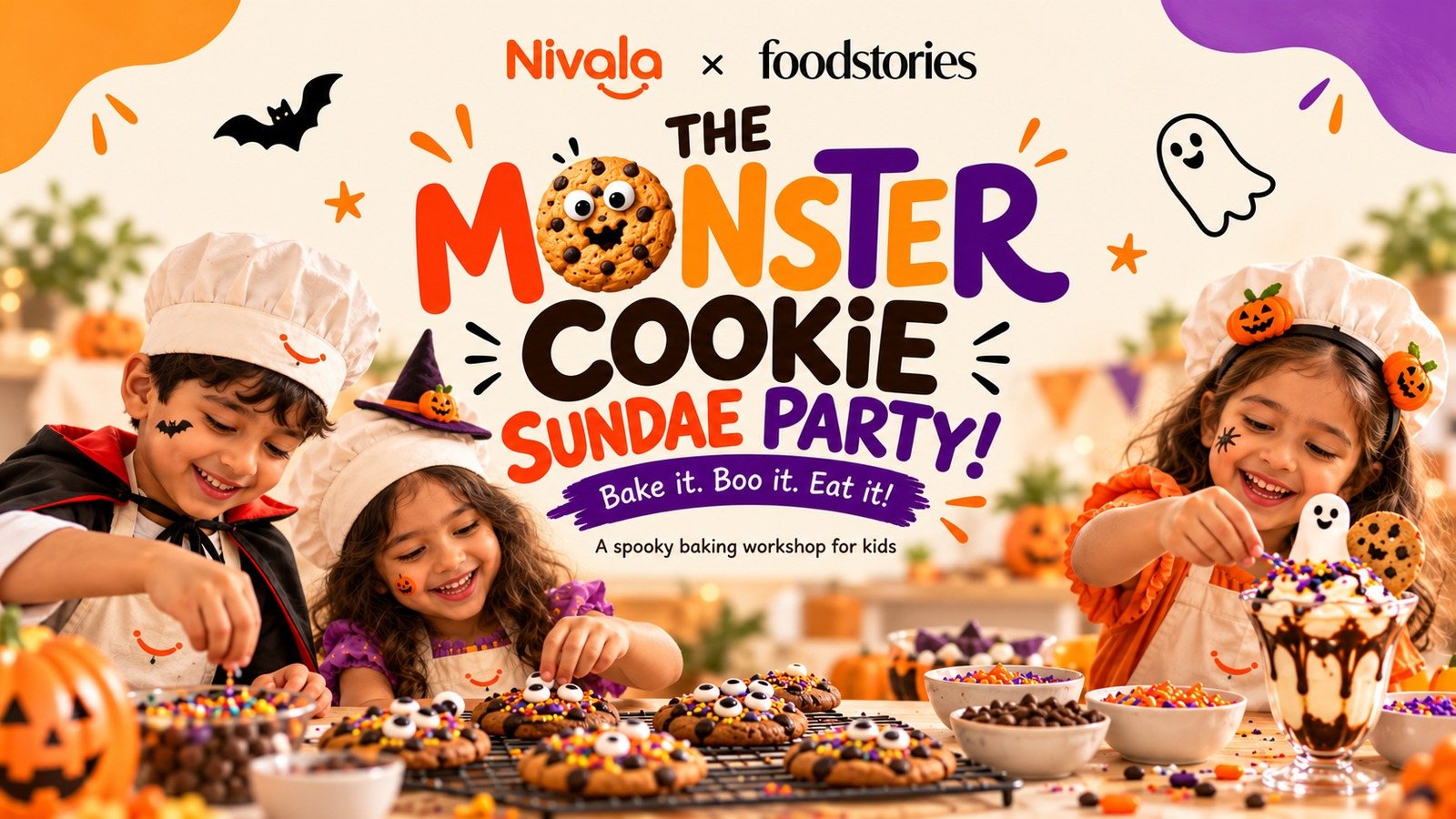 Poster: Monster Cookie Sundae PARTY