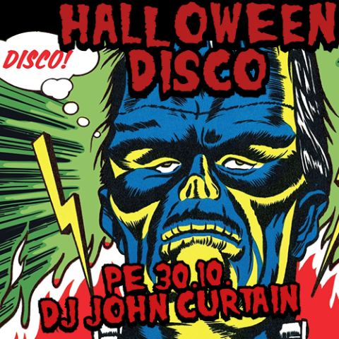 Juliste: Bar Loosen Halloween-bileet w/ DJ John Curtain, Bar Loose, 30.10.