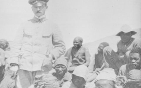 Affiche : Le premier génocide du XXe siècle : Herero et Nama dans le Sud-Ouest africain allemand, 1904-1908, Mémorial de la Shoah, 29 avr.