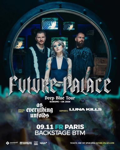 Affiche : Future Palace, Le Backstage Café, 9 nov.