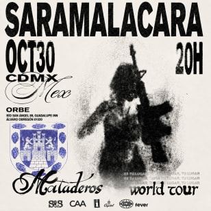 Cartel: Saramalacara, Orbe, 30 oct