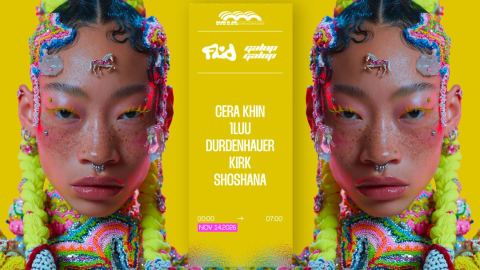 Affiche : FLUID X GALOP GALOP: Cera Khin, Durdenhauer, Kirk & more, Mia Mao Club, 14 nov.