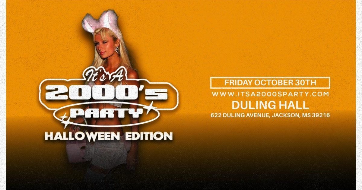 Poster: It's a 2000s Halloween Party: Jackson