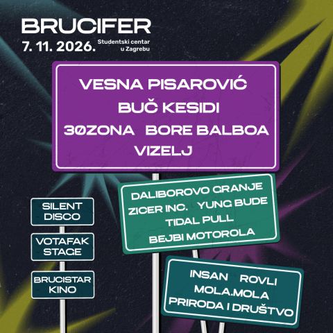 Plakat: 43. Brucošijada FER-a, KSET – Klub studenata elektrotehnike, 7. stu