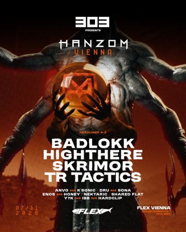 Poster: 303 presents Hanzom Label Night, Flex, Nov 7