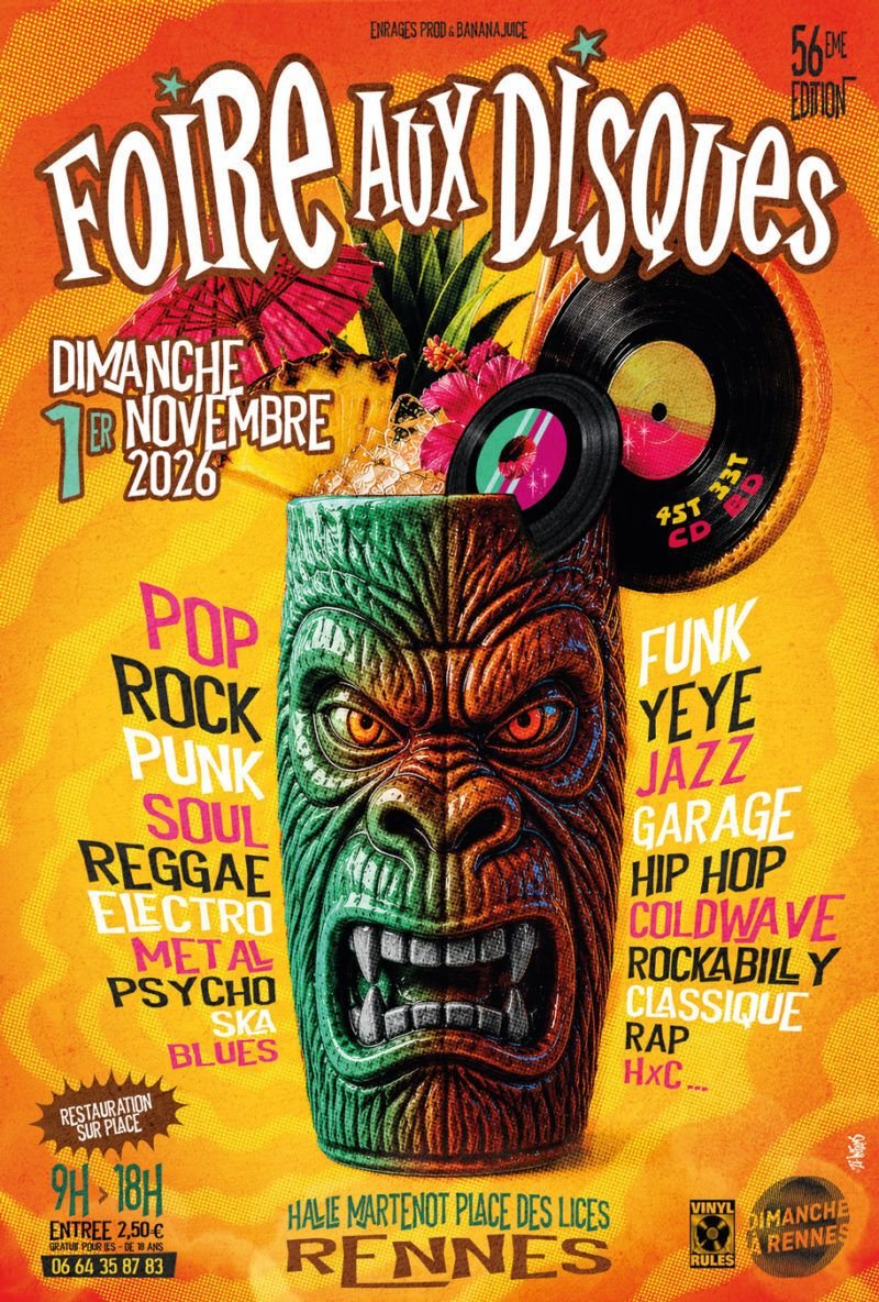 Affiche : Foire aux disques
