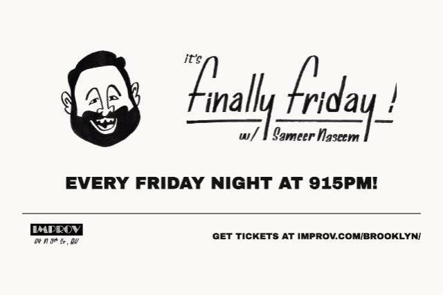 Poster: Finally Friday with Sameer Naseem