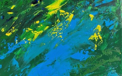 Affiche : Exposition « Fantasmes colorés » — Annette Weber à Paris, Atelier Arnaud Marie, 1 sept.