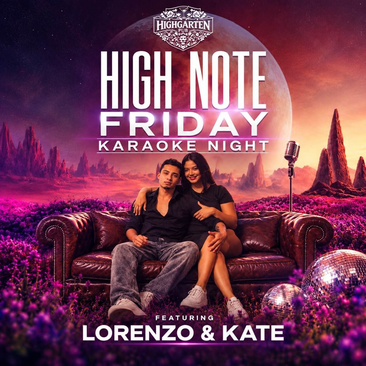 Poster: High Notes Friday - Karaoke Night