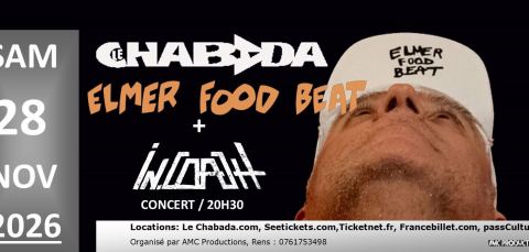 Poster: Elmer Food Beat, Le Chabada, Nov 28