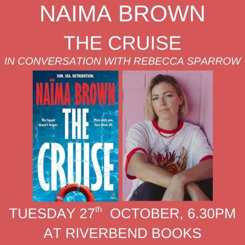 Poster: Naima Brown: The Cruise, Riverbend Books, Oct 27