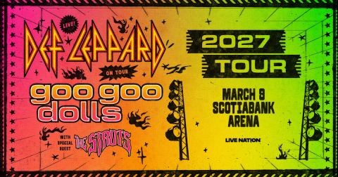 Poster: The Struts, Scotiabank Arena, Mar 9