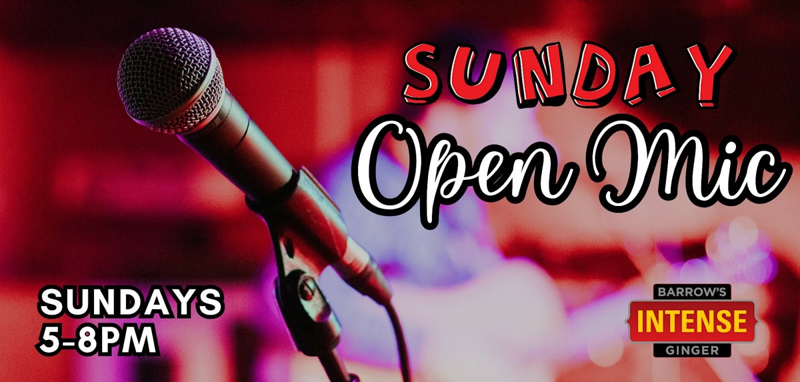 Poster: Sunday Open Mic