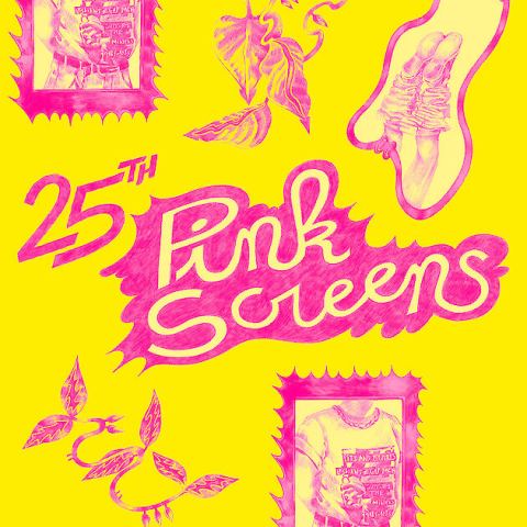 Poster: Pink Screens, Beursschouwburg, Nov 2
