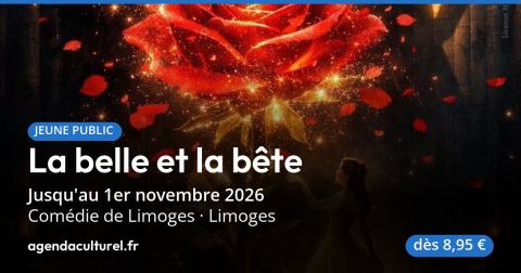 Poster: La belle et la bête, Comédie de Limoges, Oct 27
